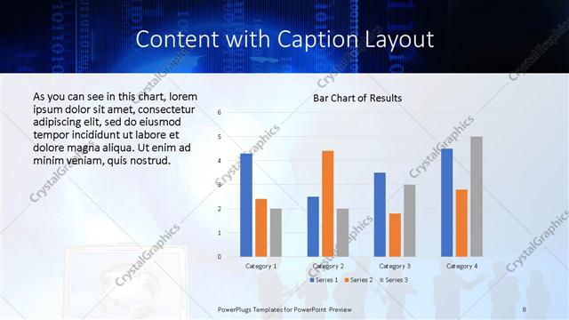 Content with Caption presentation slide layout
