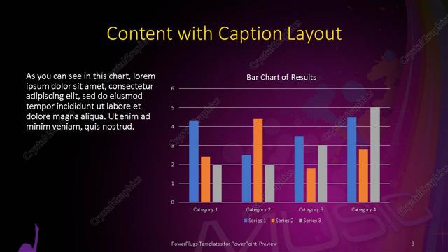 Content with Caption presentation slide layout