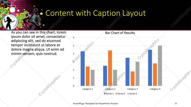 Content with Caption presentation slide layout