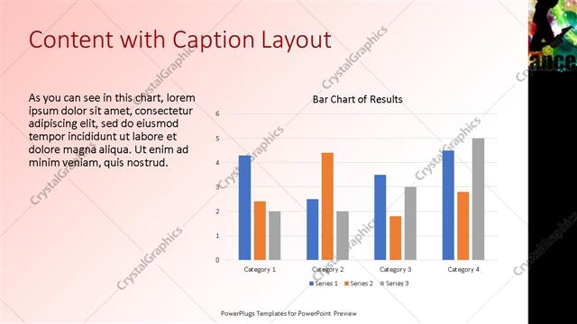 Content with Caption presentation slide layout