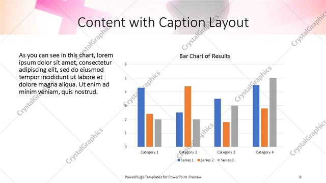 Content with Caption presentation slide layout