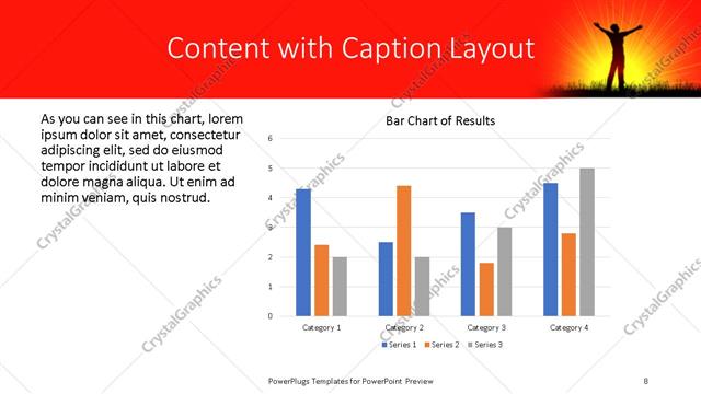 Content with Caption presentation slide layout