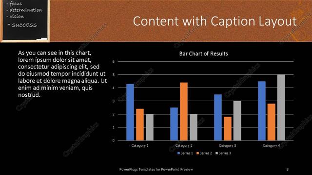 Content with Caption presentation slide layout