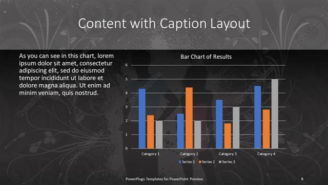 Content with Caption presentation slide layout