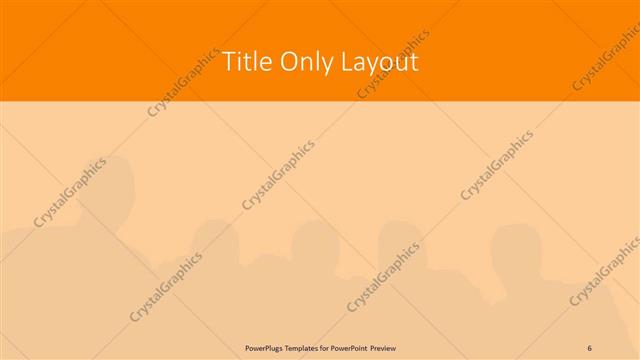 Title Only presentation slide layout