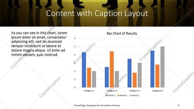 Content with Caption presentation slide layout
