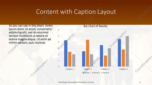 Content with Caption presentation slide layout