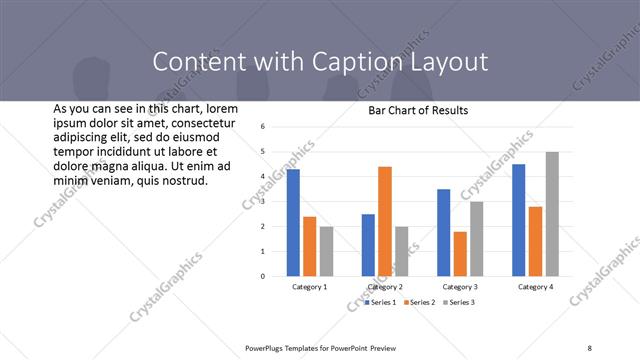 Content with Caption presentation slide layout