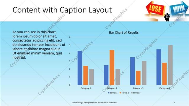 Content with Caption presentation slide layout