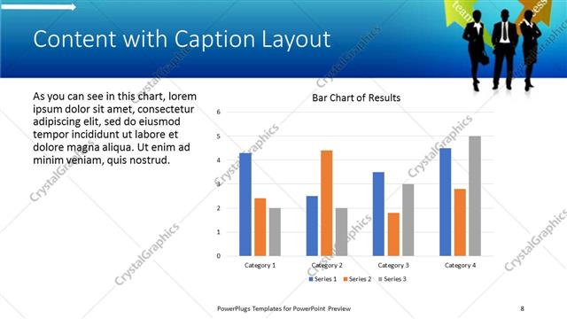 Content with Caption presentation slide layout