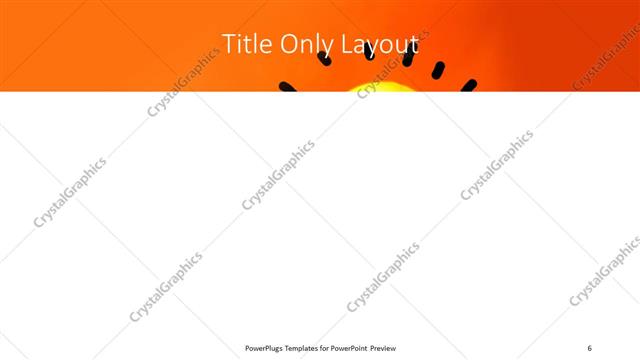Title Only presentation slide layout