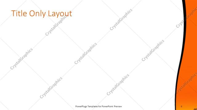 Title Only presentation slide layout