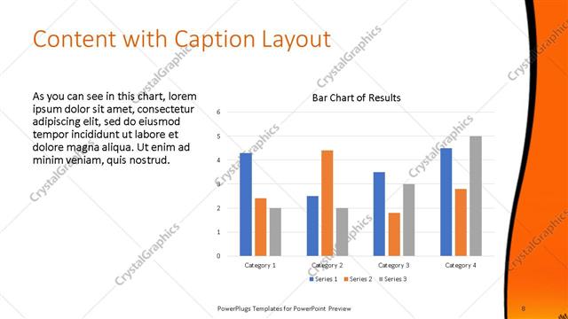 Content with Caption presentation slide layout