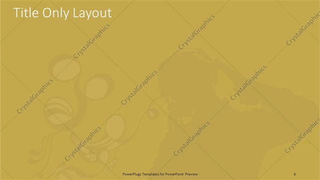 Title Only presentation slide layout