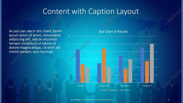 Content with Caption presentation slide layout