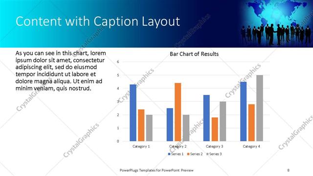 Content with Caption presentation slide layout