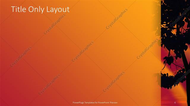 Title Only presentation slide layout