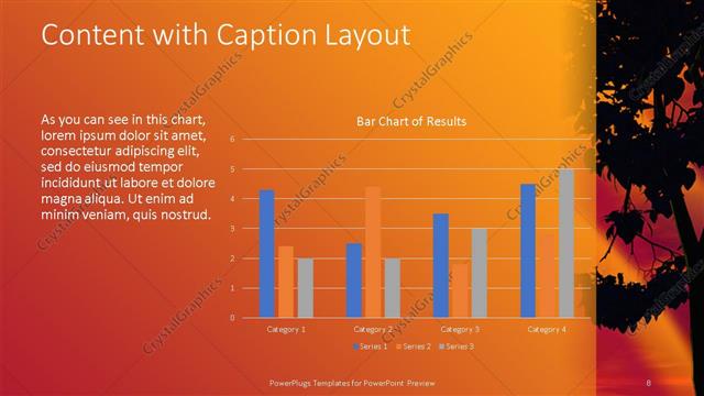 Content with Caption presentation slide layout