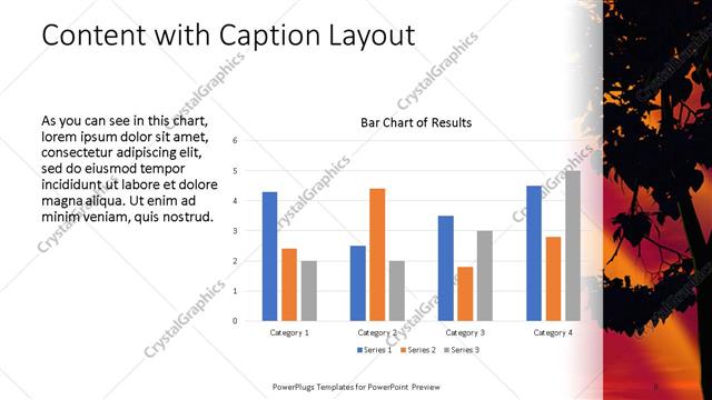 Content with Caption presentation slide layout