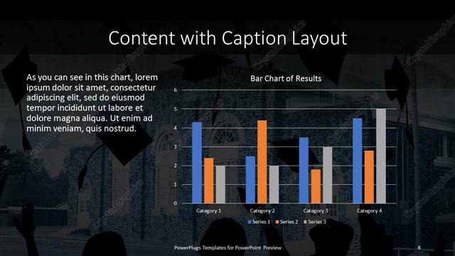 Content with Caption presentation slide layout