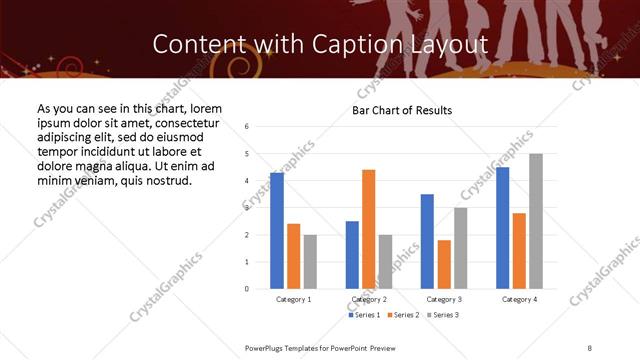 Content with Caption presentation slide layout