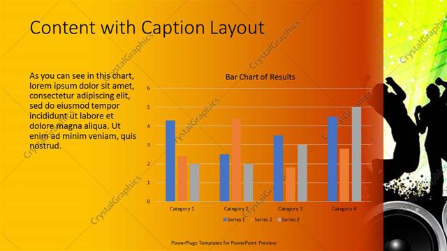 Content with Caption presentation slide layout