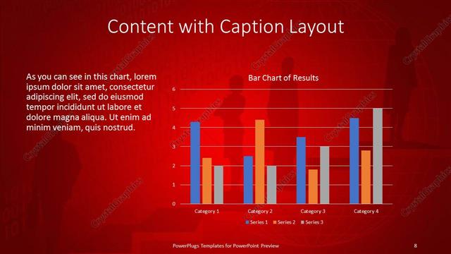 Content with Caption presentation slide layout