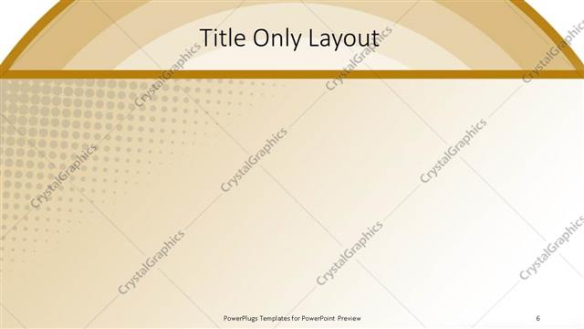 Title Only presentation slide layout