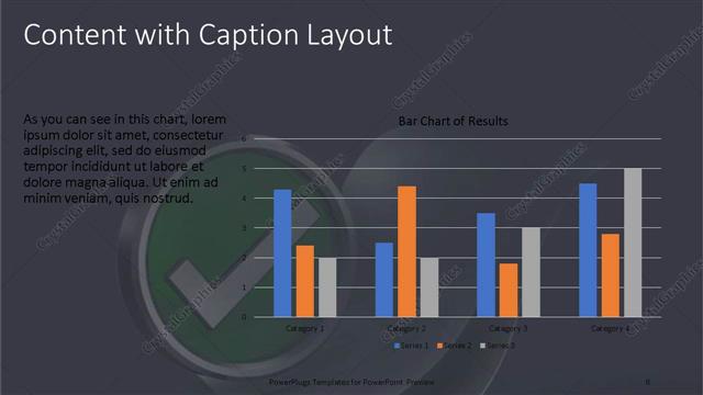 Content with Caption presentation slide layout