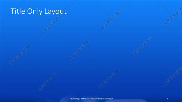 Title Only presentation slide layout