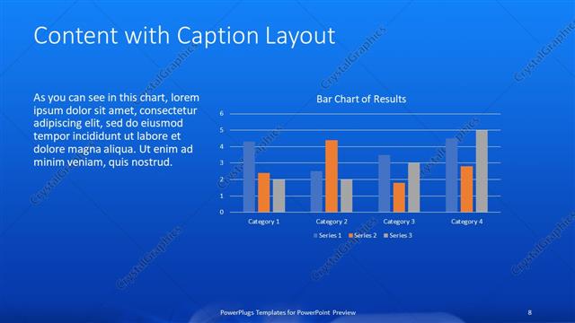 Content with Caption presentation slide layout