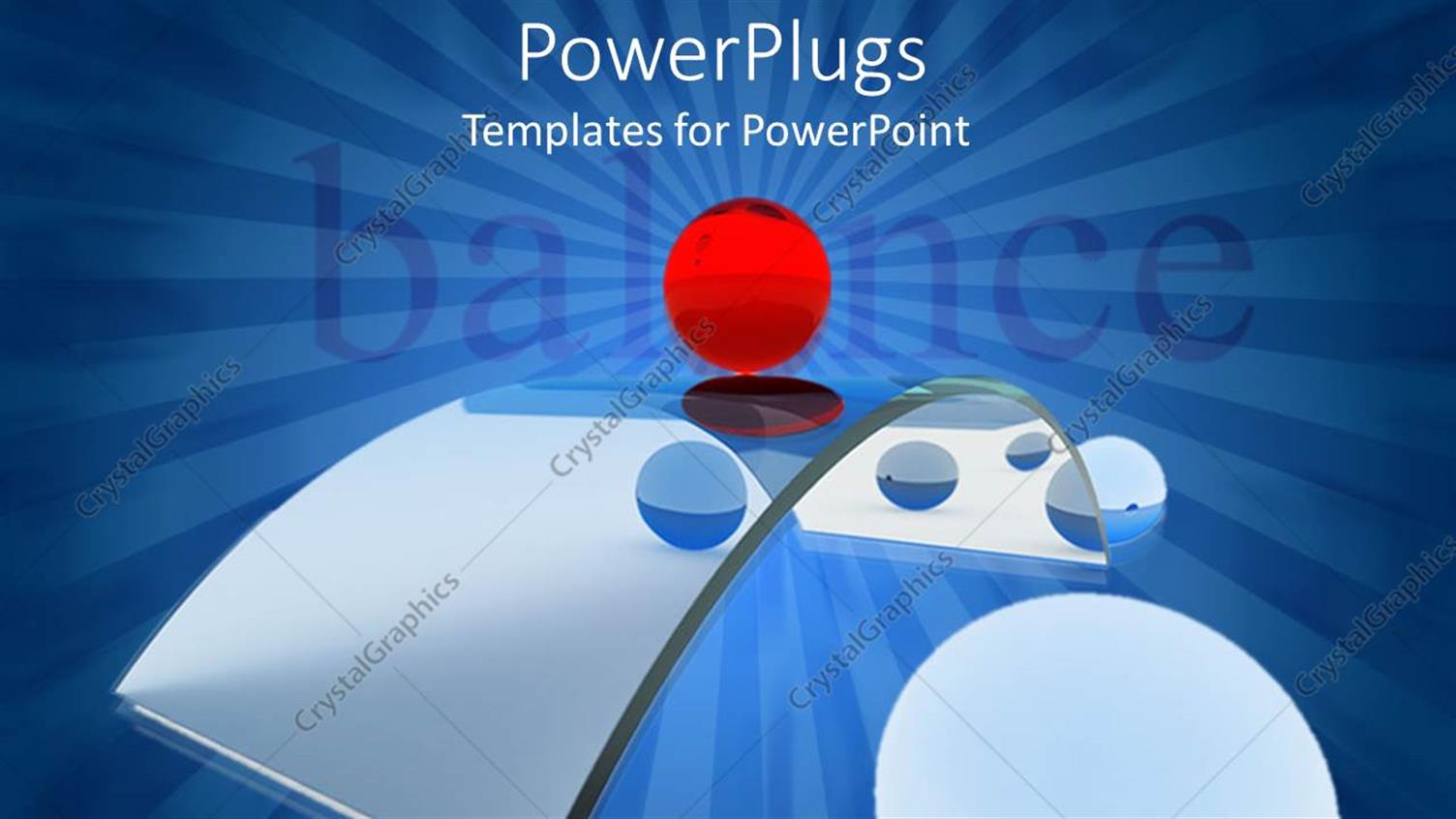 Featuring Silver Colored Curved Exclamation Mark with a Balance Text