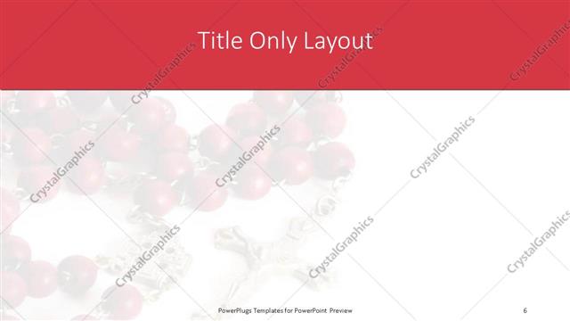 Title Only presentation slide layout