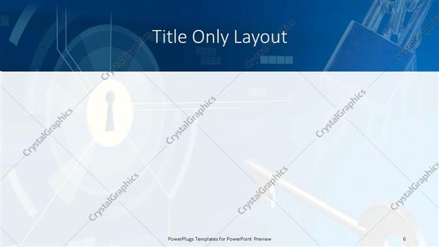 Title Only presentation slide layout