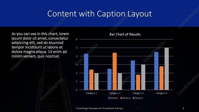 Content with Caption presentation slide layout