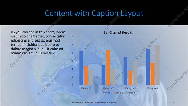 Content with Caption presentation slide layout
