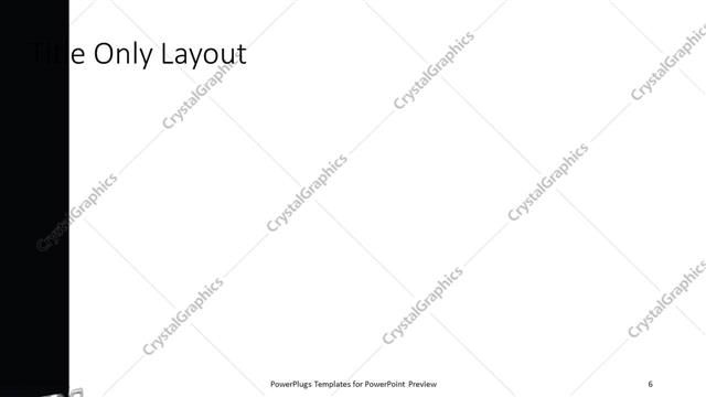 Title Only presentation slide layout