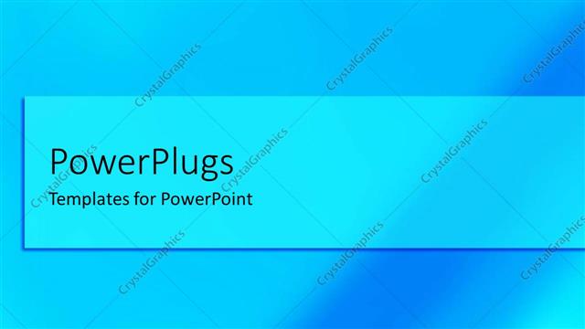  Presentation with bold abstract - Simple bold gradient blue background with darker bottom corner