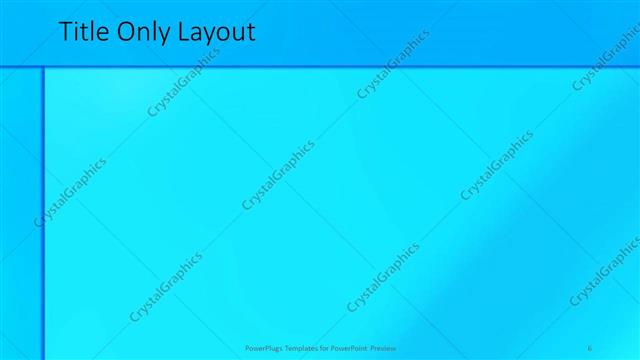 Title Only presentation slide layout