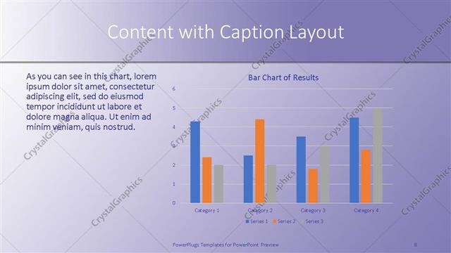 Content with Caption presentation slide layout