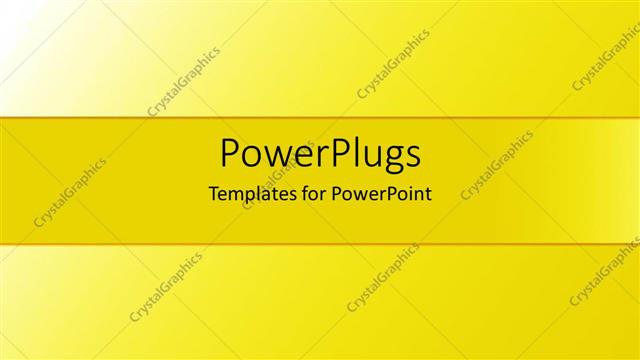  Presentation with bold abstract - Simple bold gradient yellow background with white top left corner