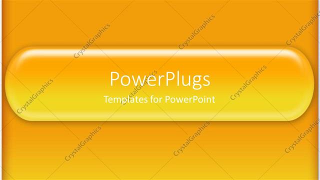  Presentation with simple business - Simple and bold gradient yellow background with rounded band inserted in the center of page