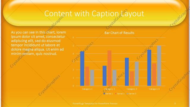 Content with Caption presentation slide layout