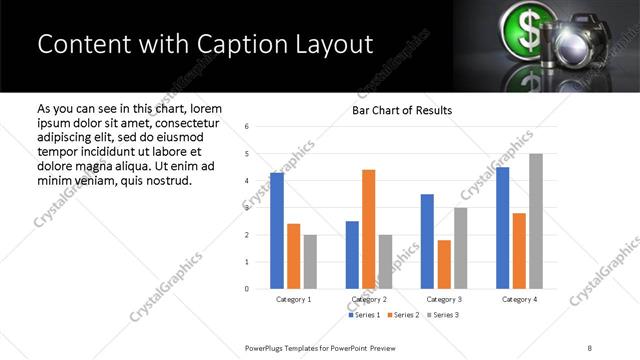 Content with Caption presentation slide layout