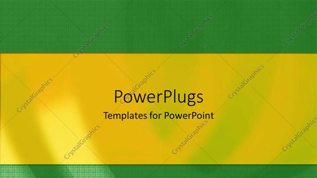  Presentation with abstract green - A simple green background with place for text