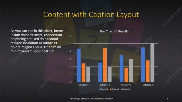 Content with Caption presentation slide layout