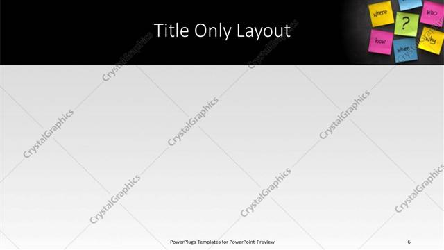 Title Only presentation slide layout