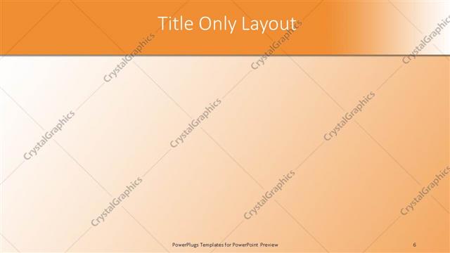 Title Only presentation slide layout