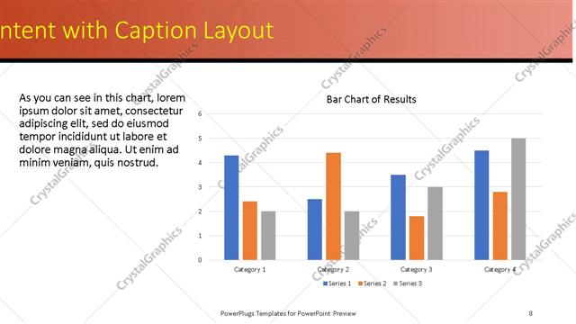Content with Caption presentation slide layout