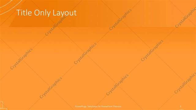 Title Only presentation slide layout